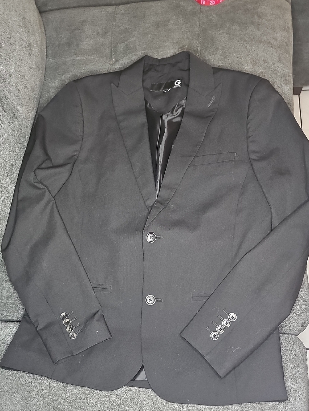 G by Guess Black Two-Button Men's Blazer